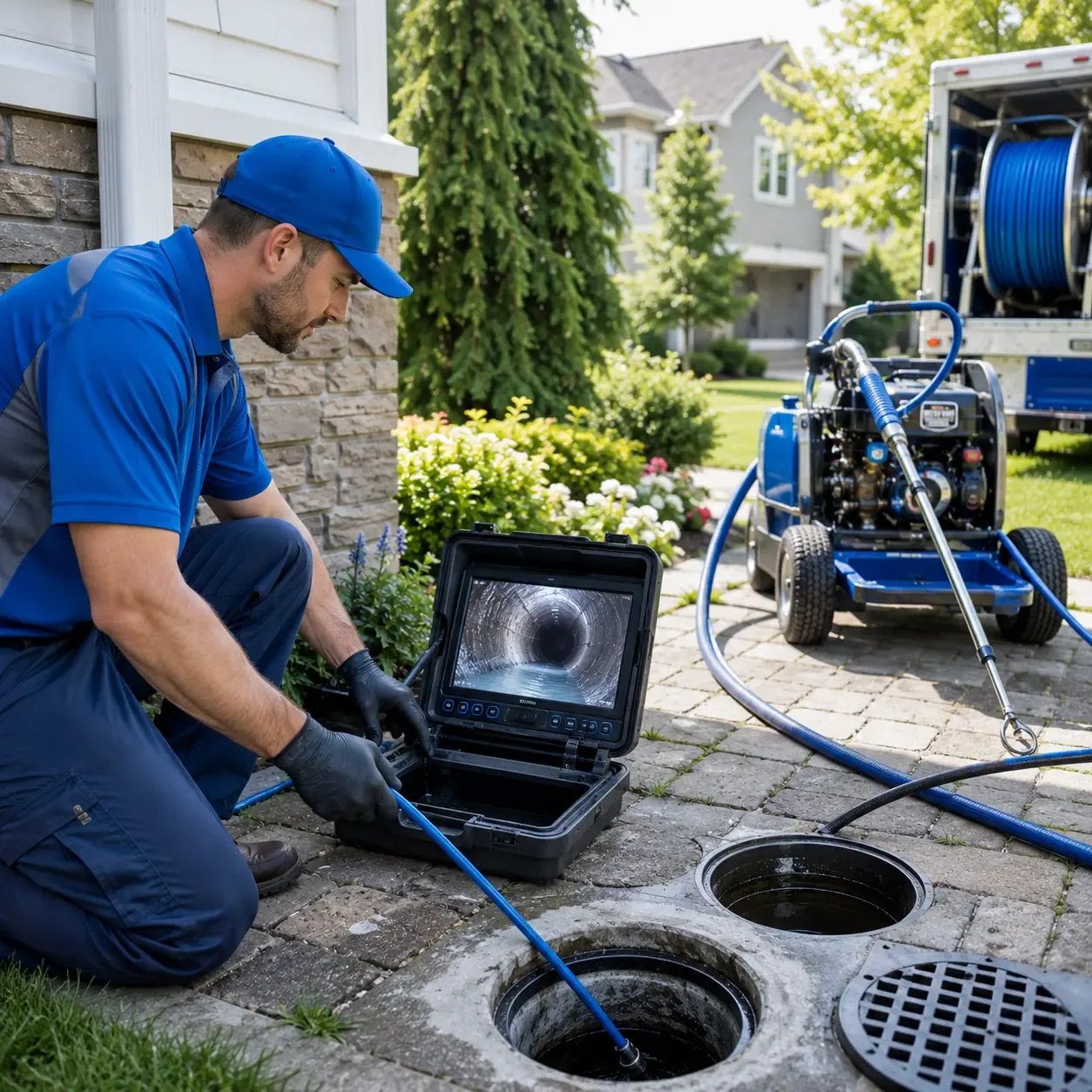 Outdoor drain cleaning professionals serving Exeter, RI