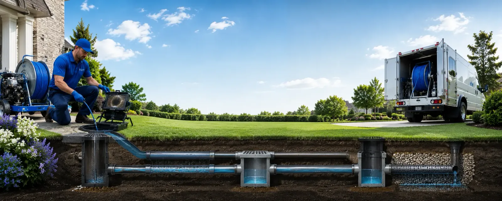 Outdoor drain cleaning information for Exeter, RI